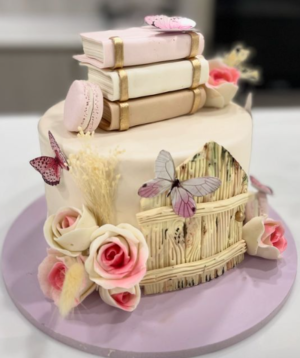 Books Theme Cake