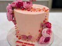Butterfly Flower Cake
