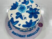 Blue Petal Cake