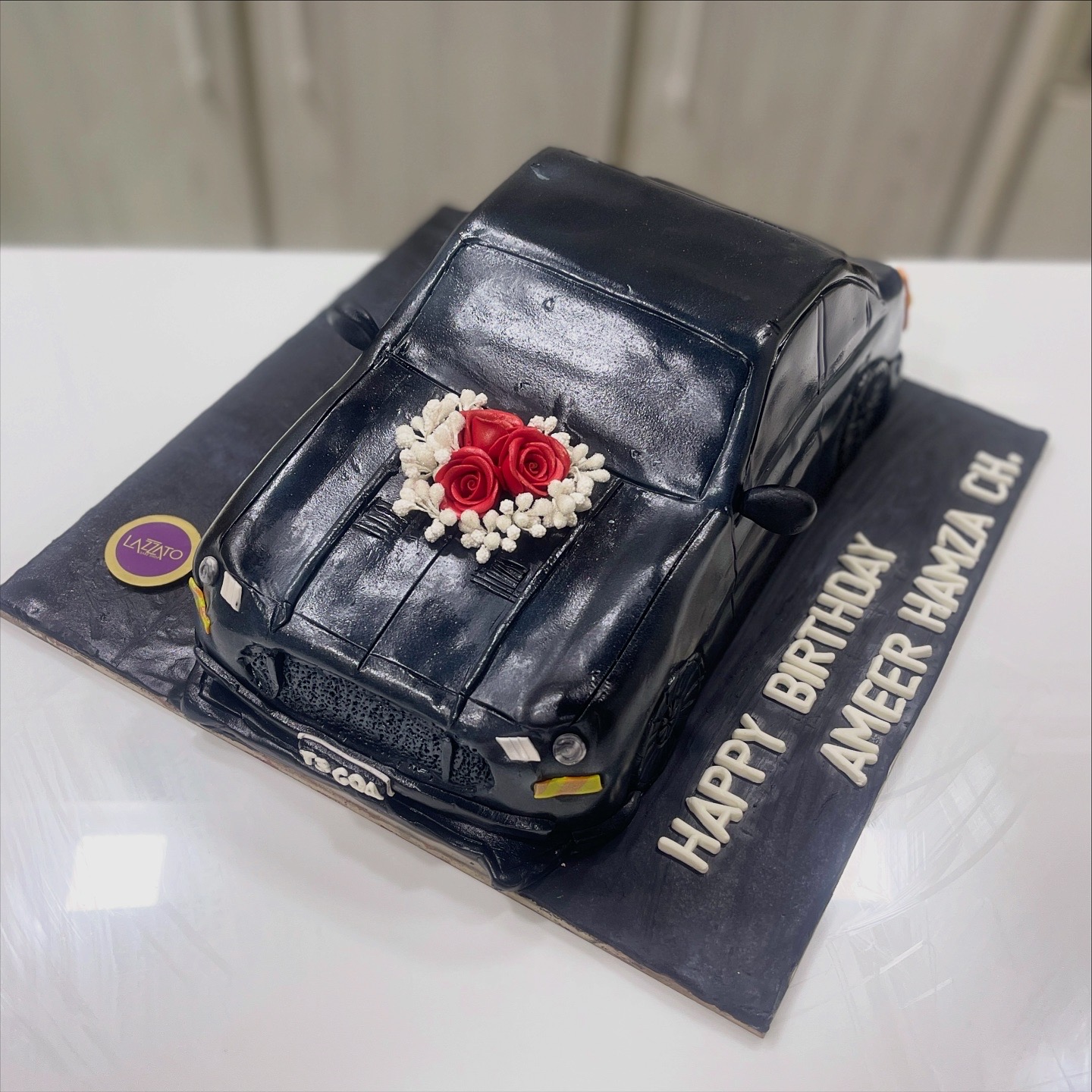 Black Car Cake