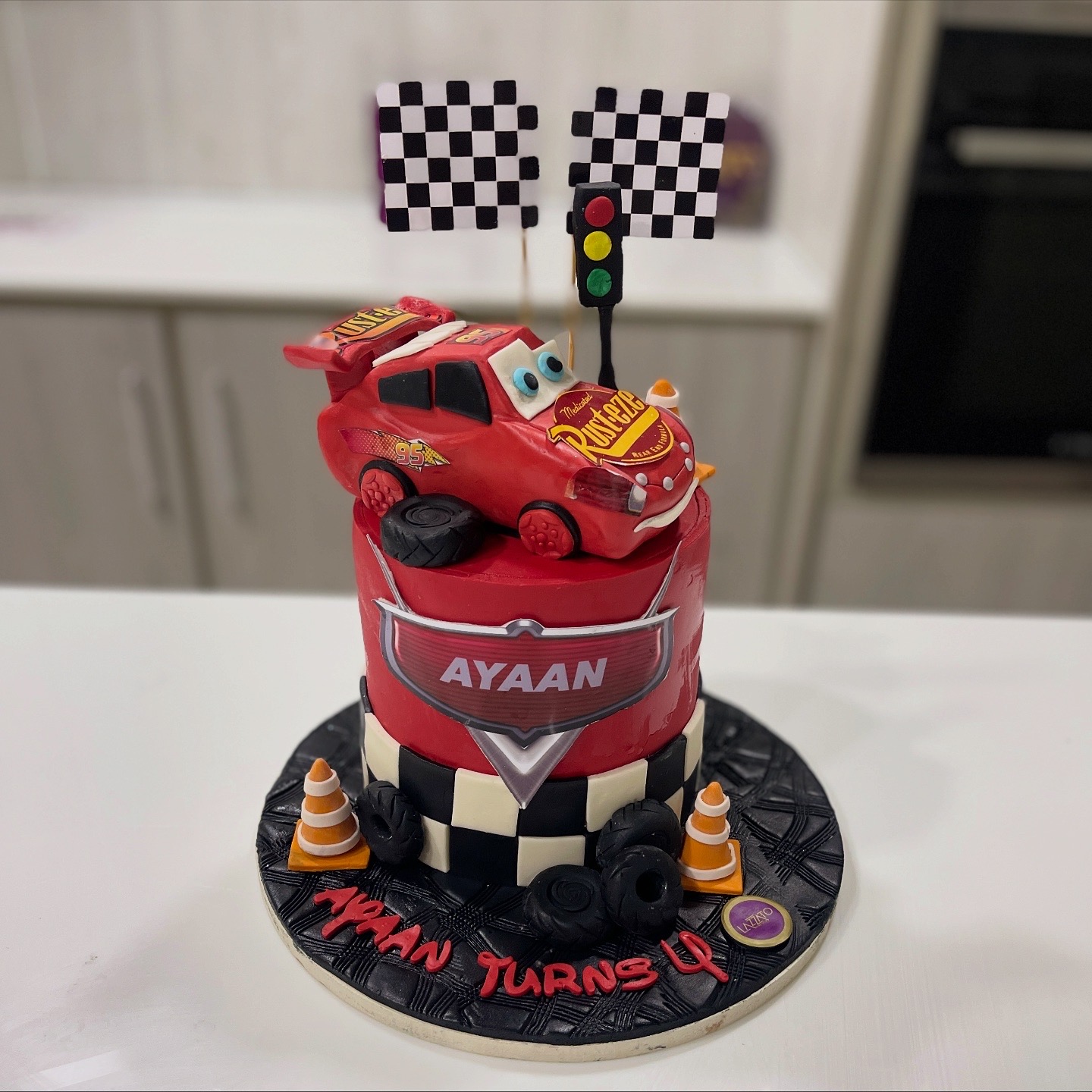 Red Car Cake