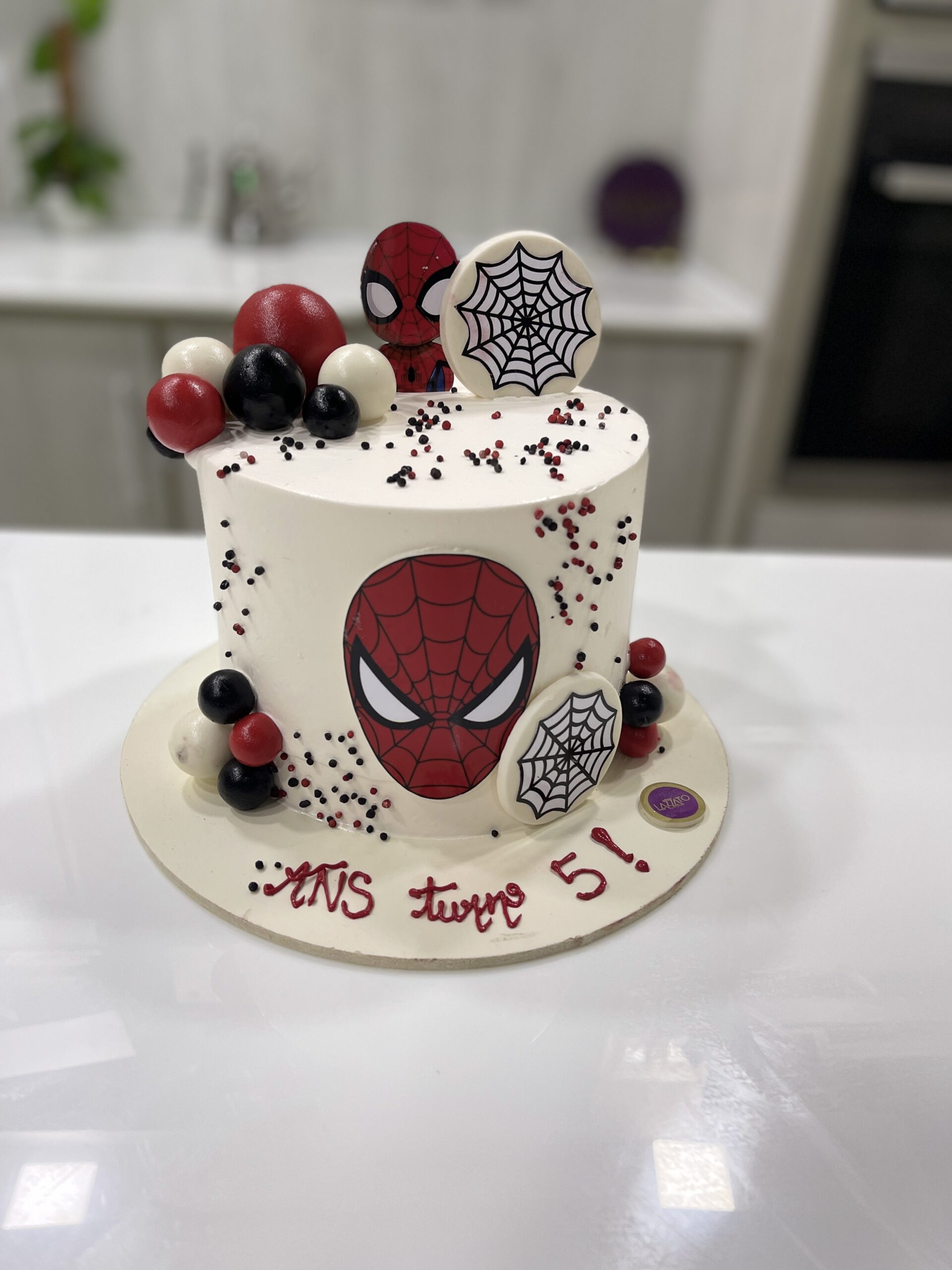 Spider man cake