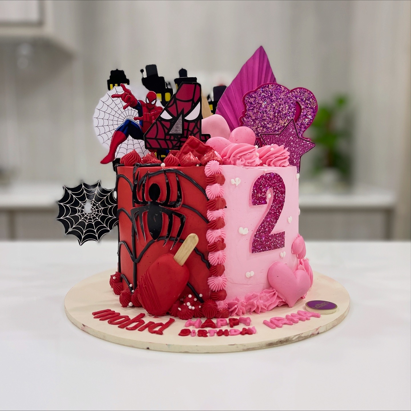 Spiderman Barbie Cake