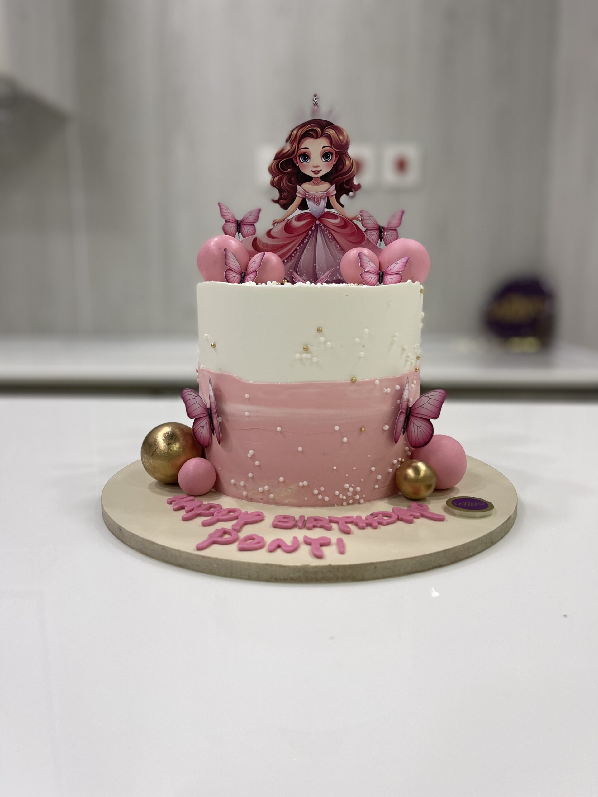 Pink Doll Cake