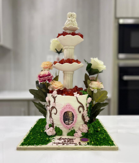 Victorian Fountain Cake