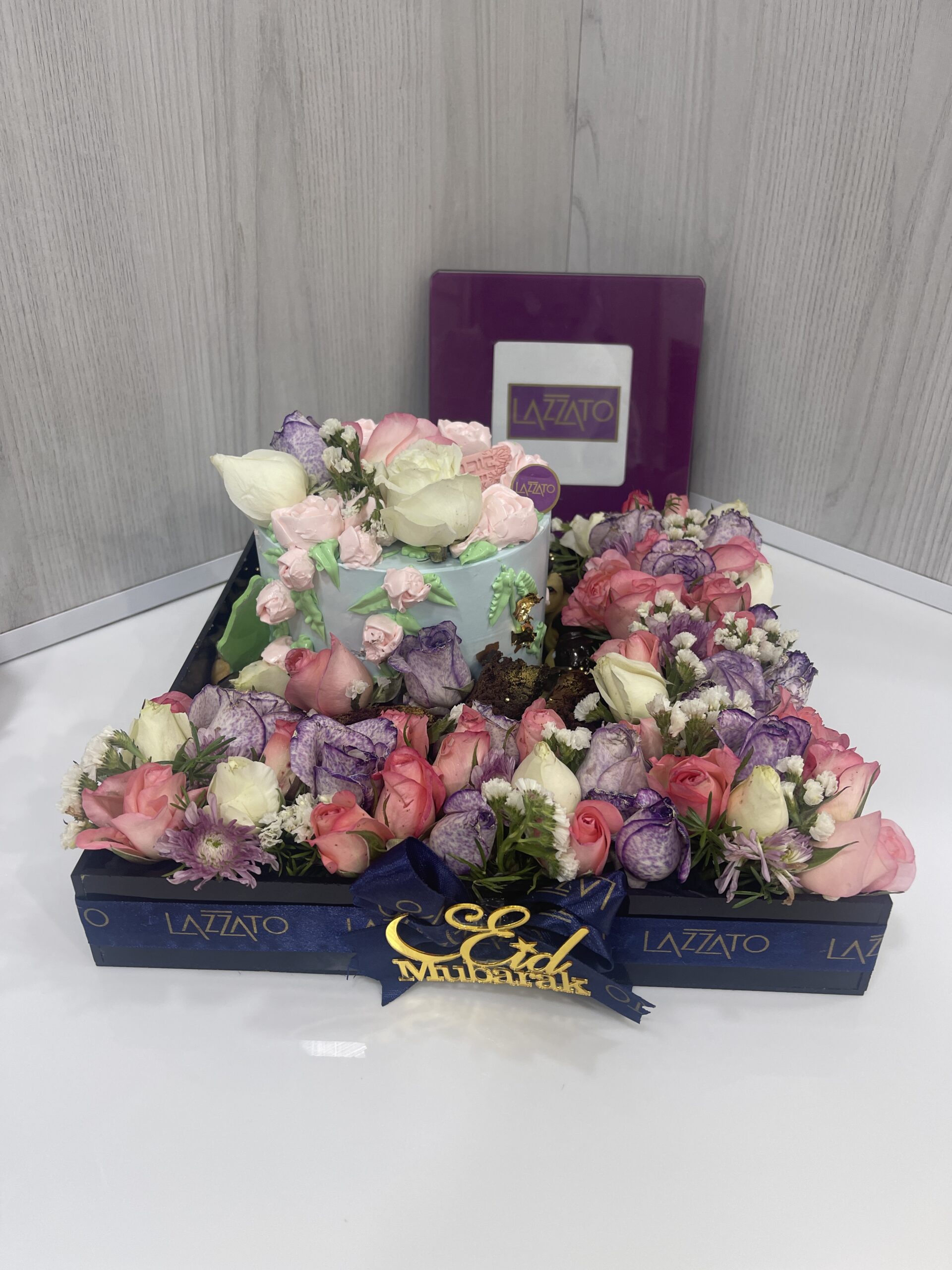 Acrylic Floral Eid Tray