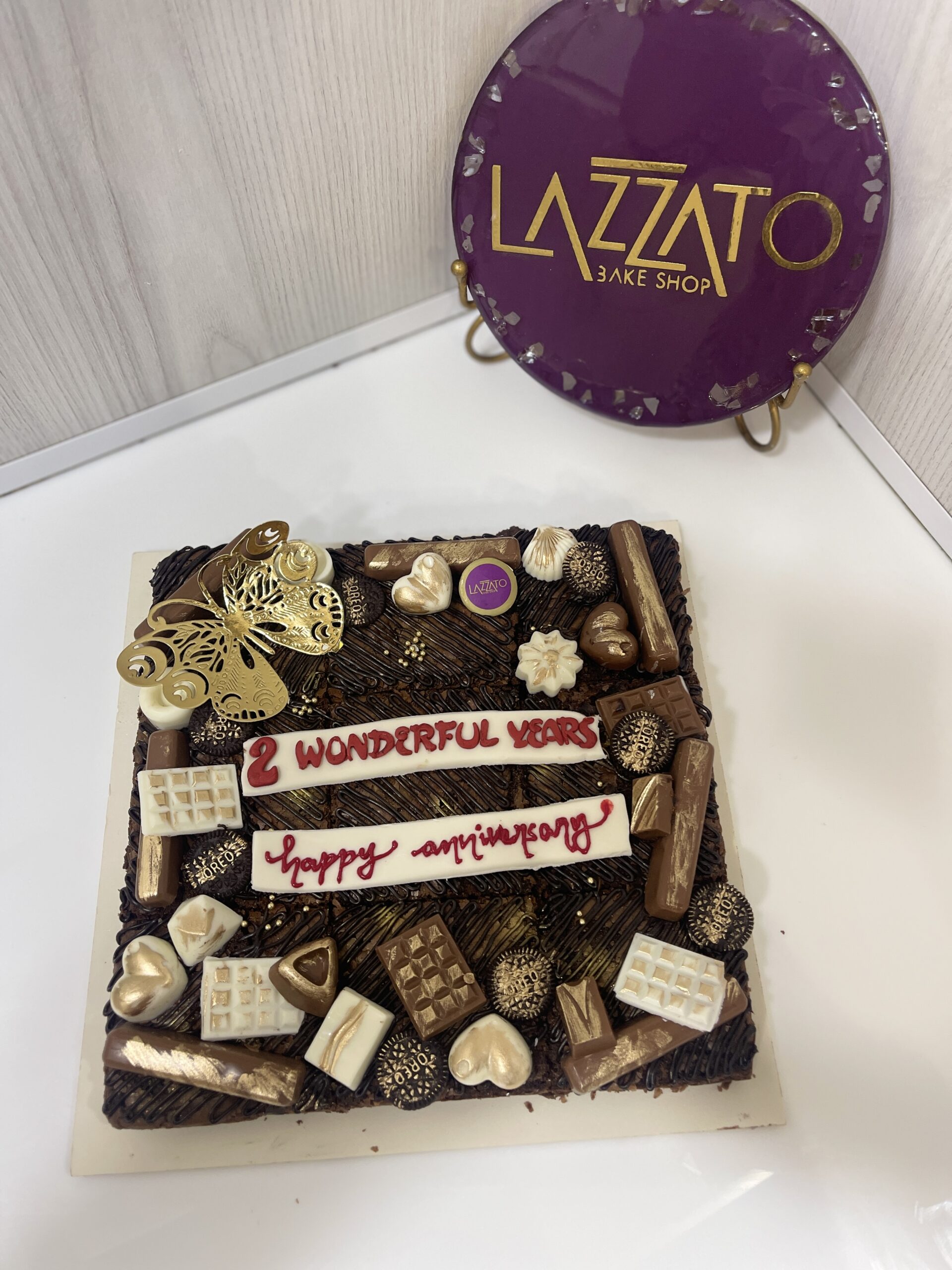 Anniversary Brownie Tray