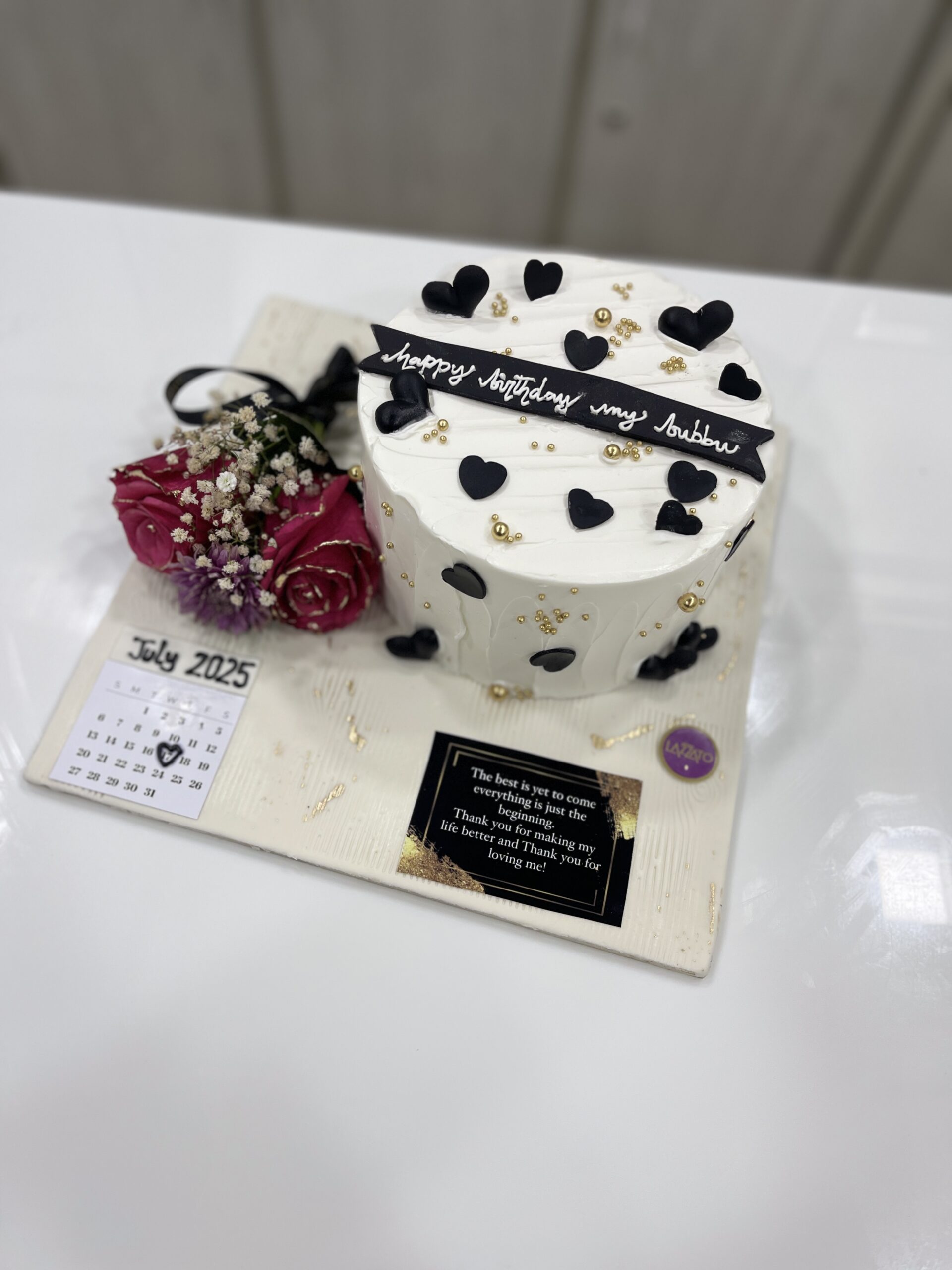 Anniversary Cake Platter