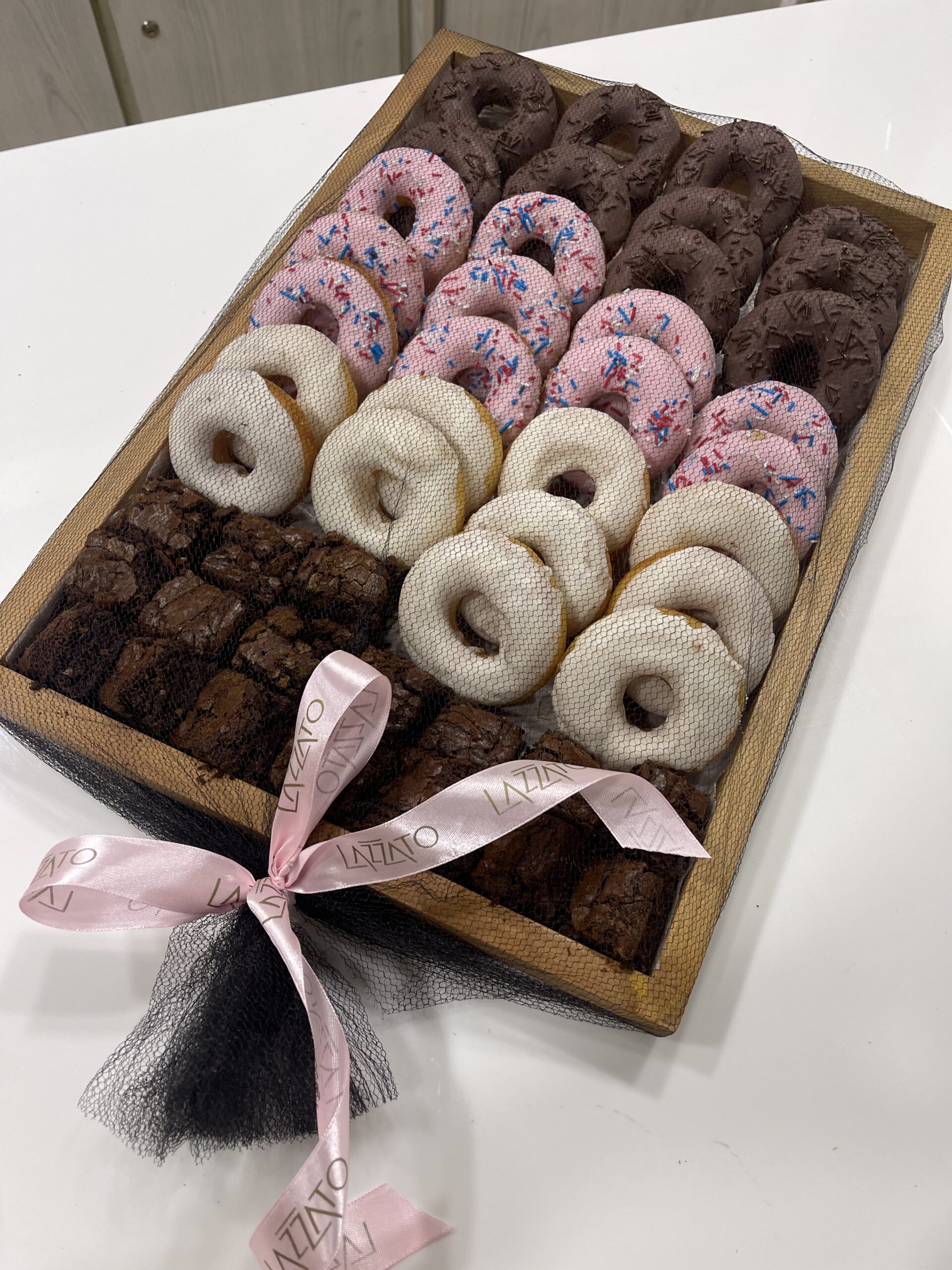 Donuts Wooden Tray