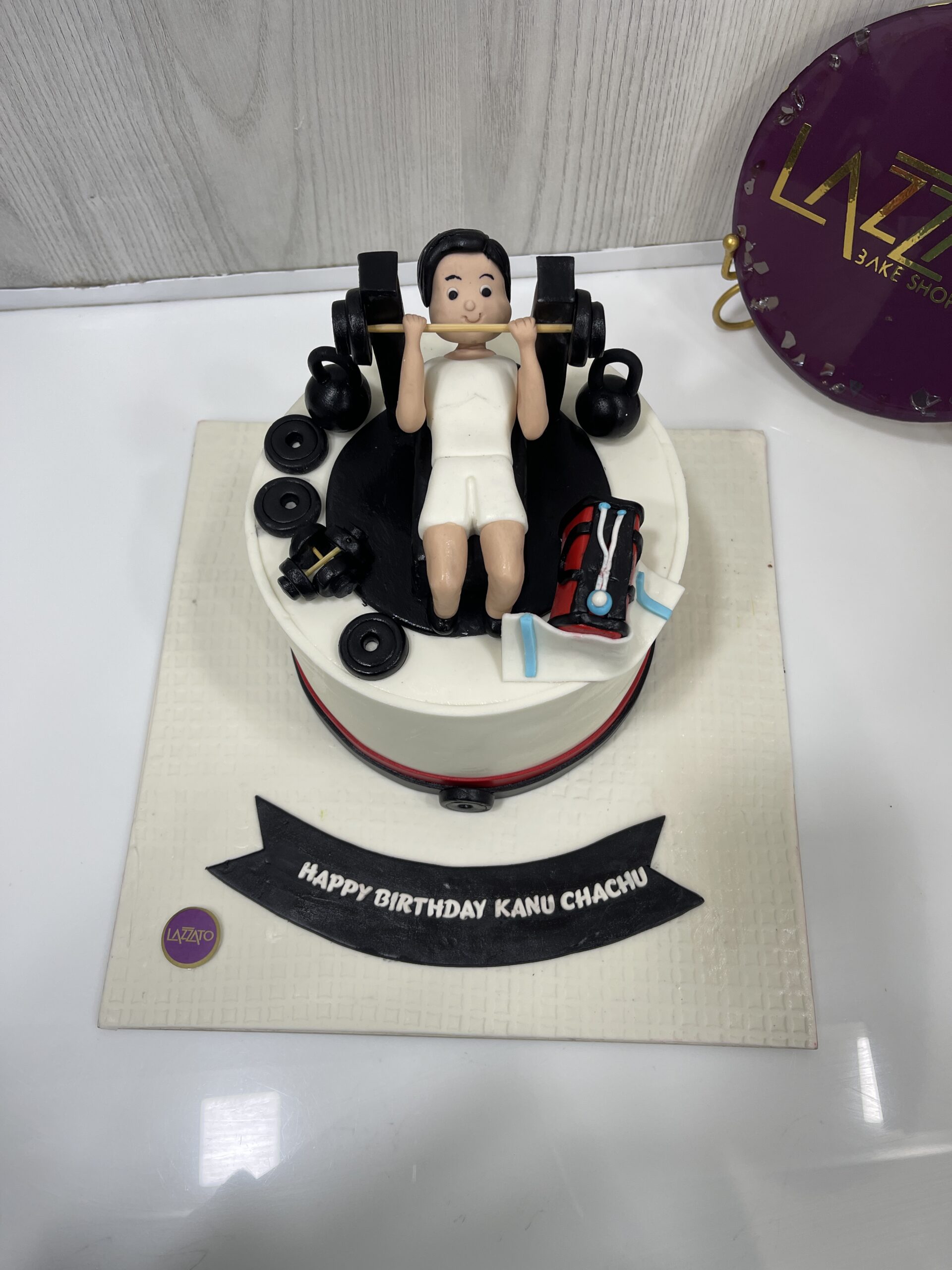 Gym Boy Cake