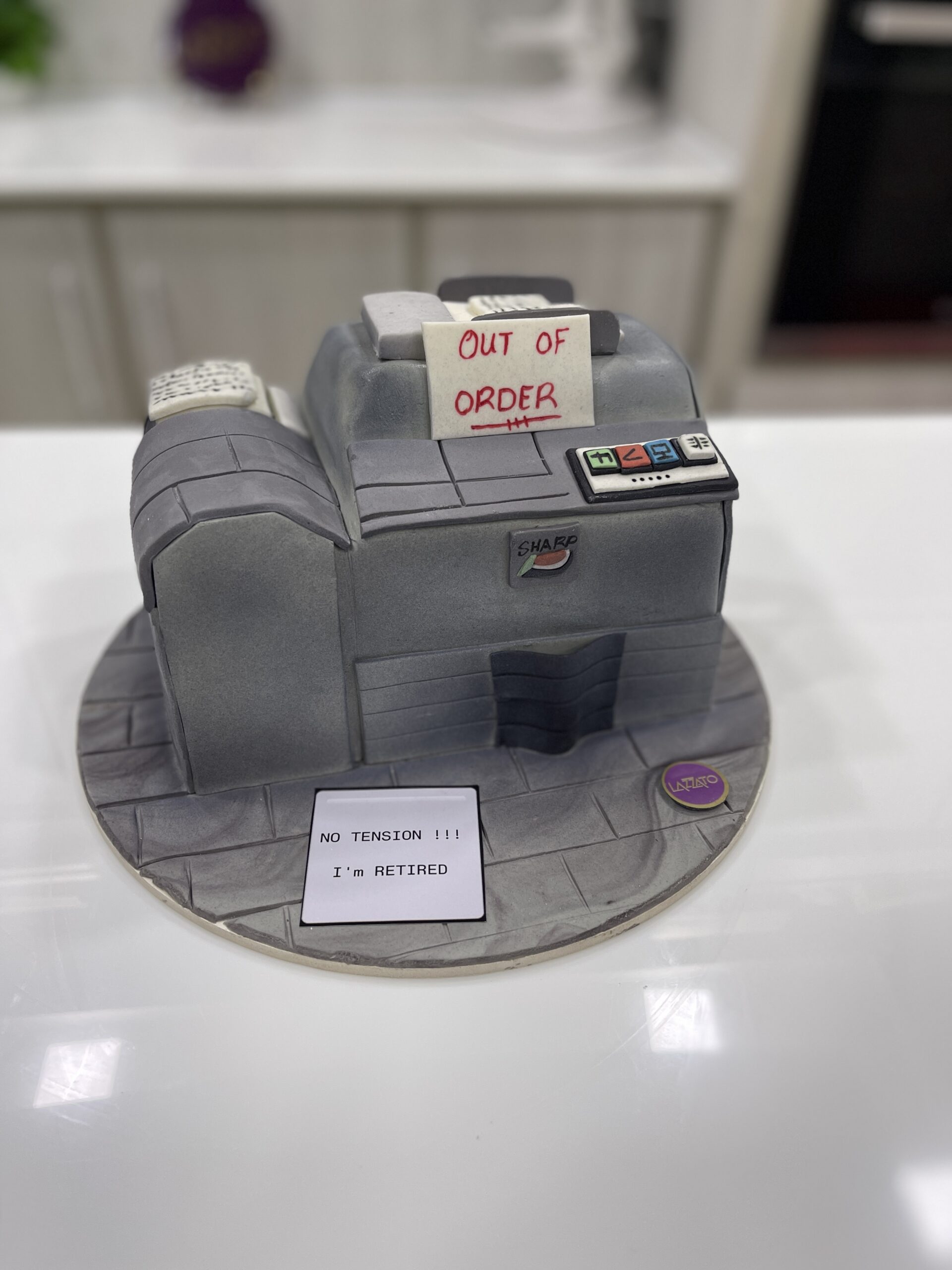 PhotoCopy Machine Cake