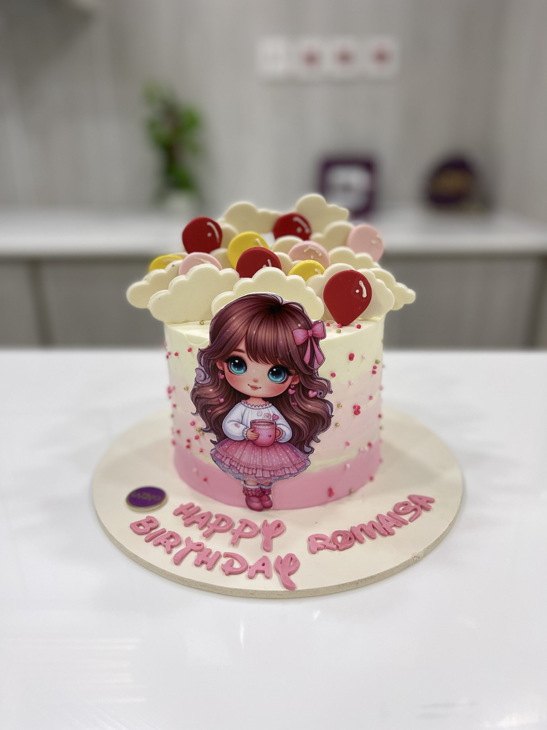 Pink Doll Cake