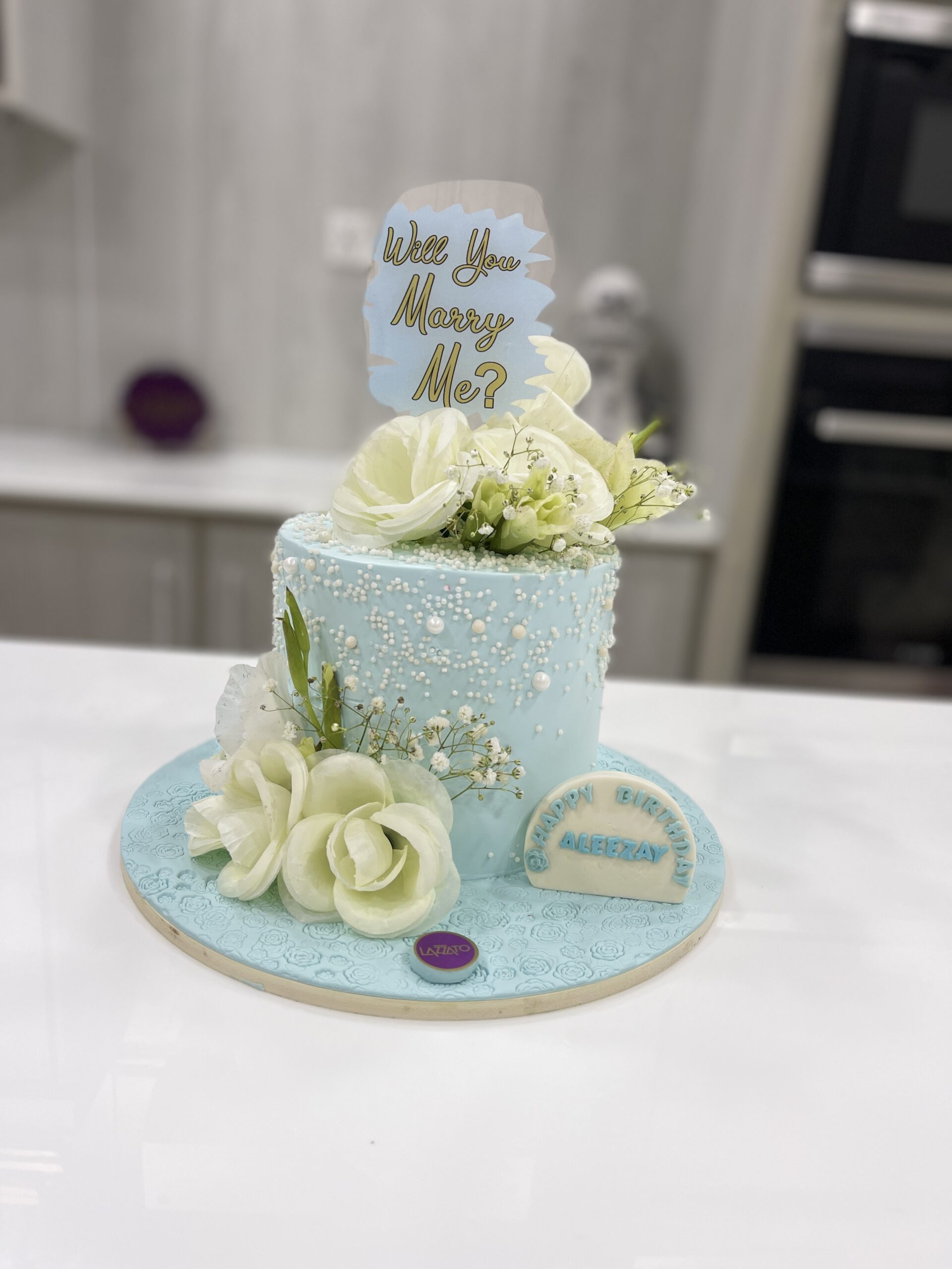 Proposal wedding Cake