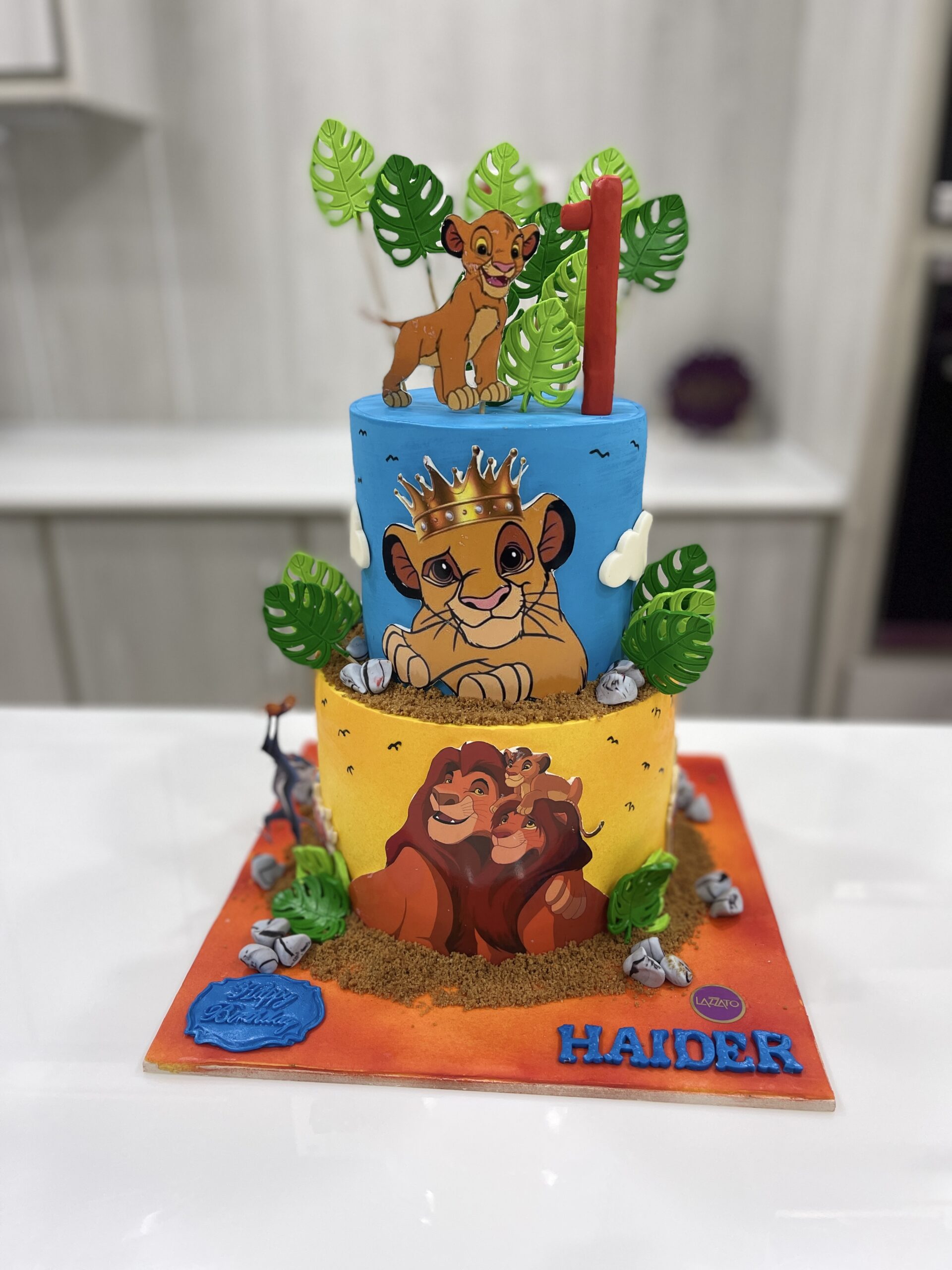 Simba 2 Tiers Cake