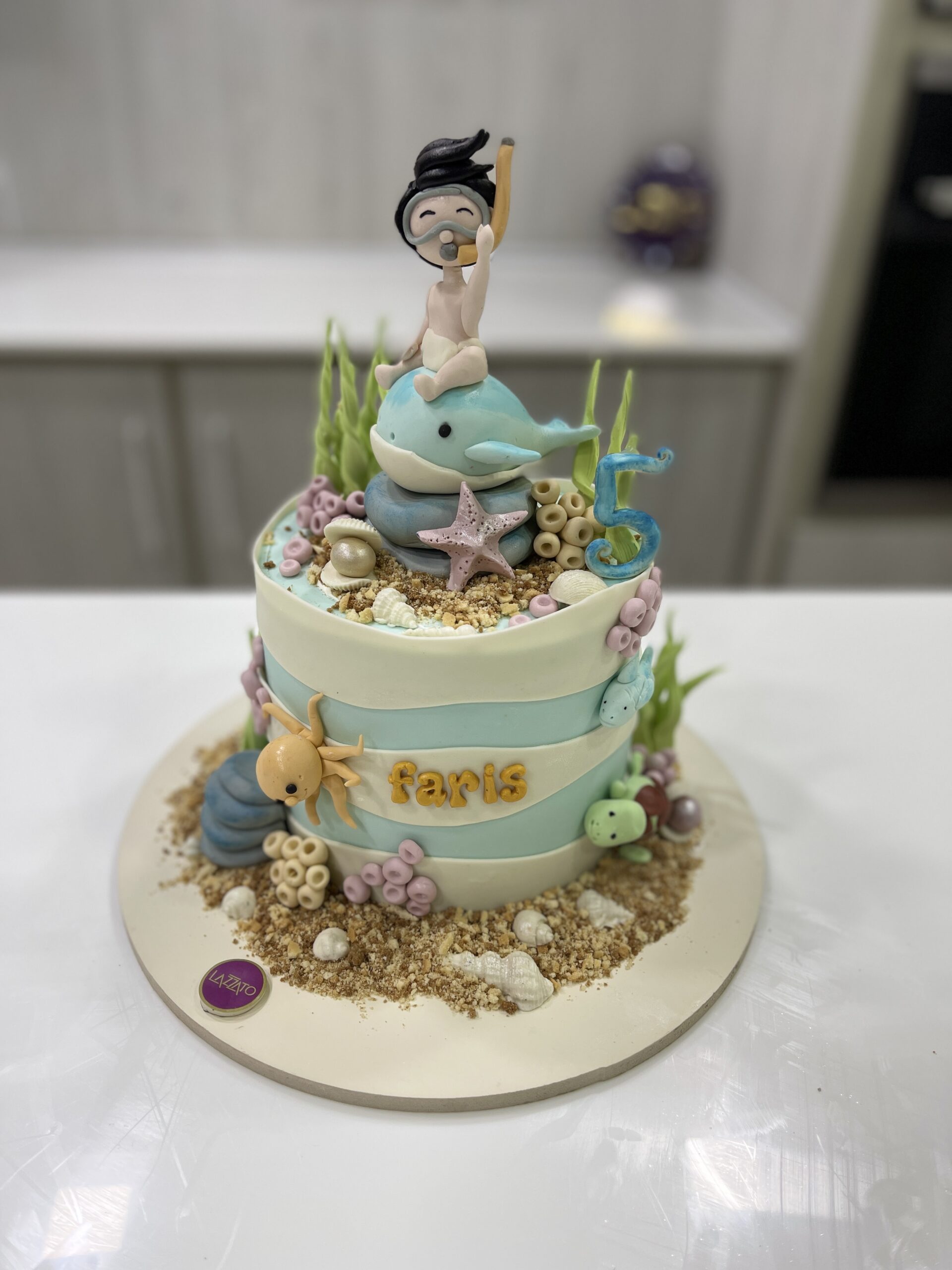 Under Water Theme Cake